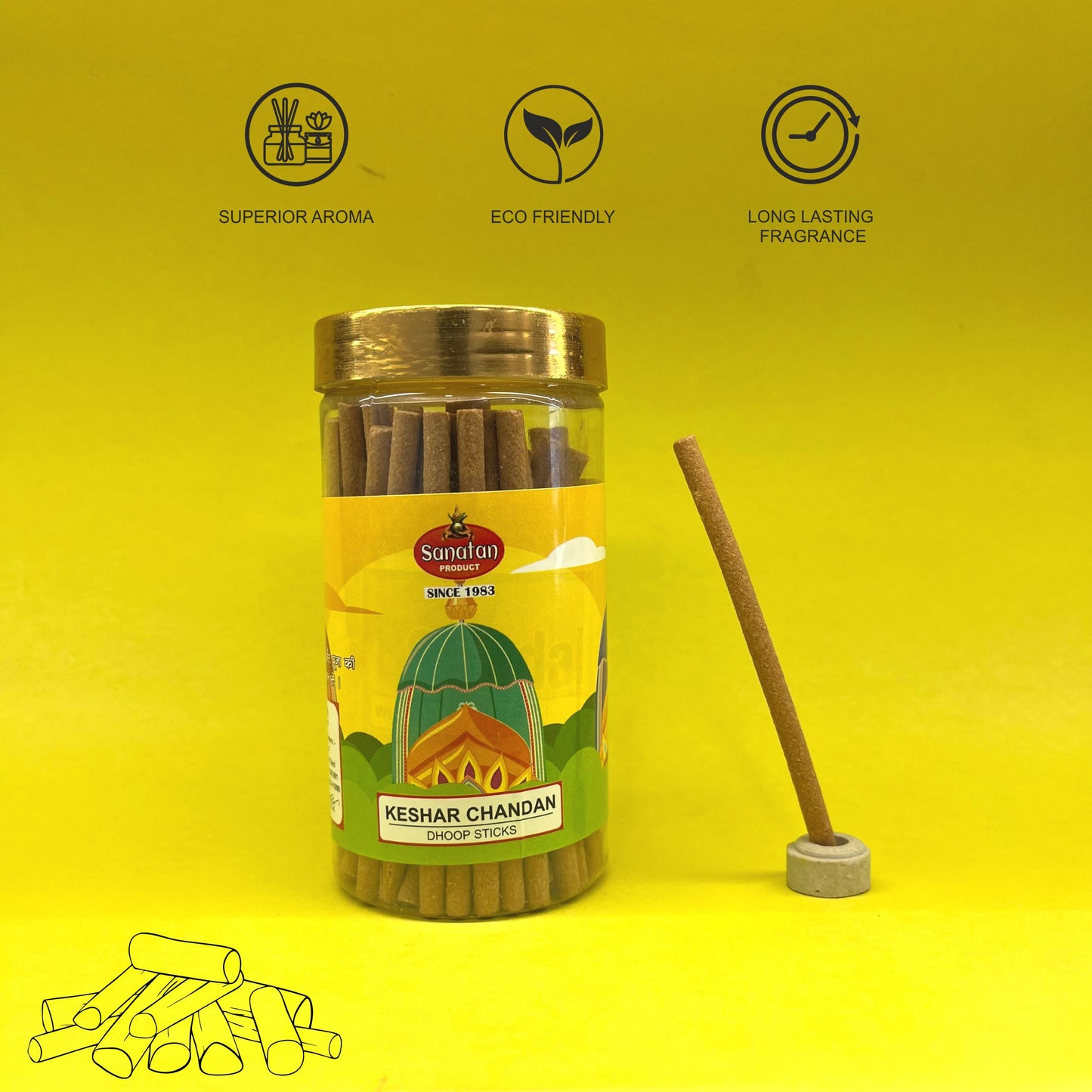 Sanatan Keshar Chandan Dhoop Sticks