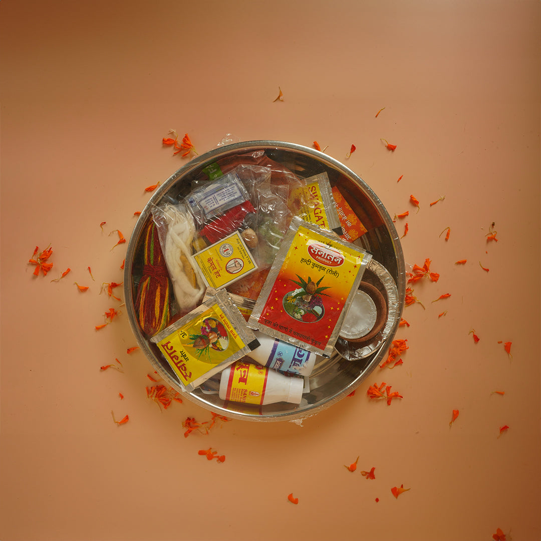 Sanatan Puja Steel Thali