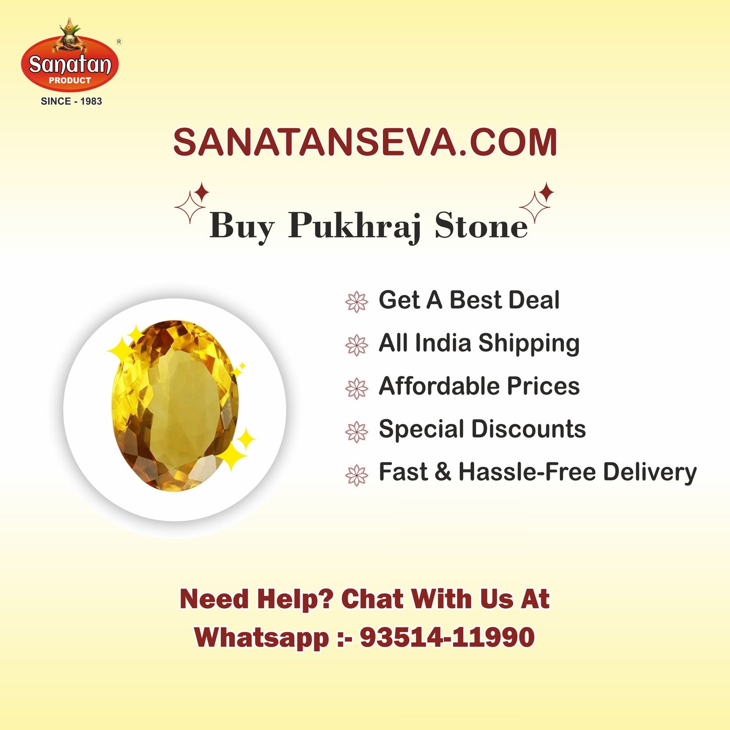 Pukhraj (Yellow Sapphire)