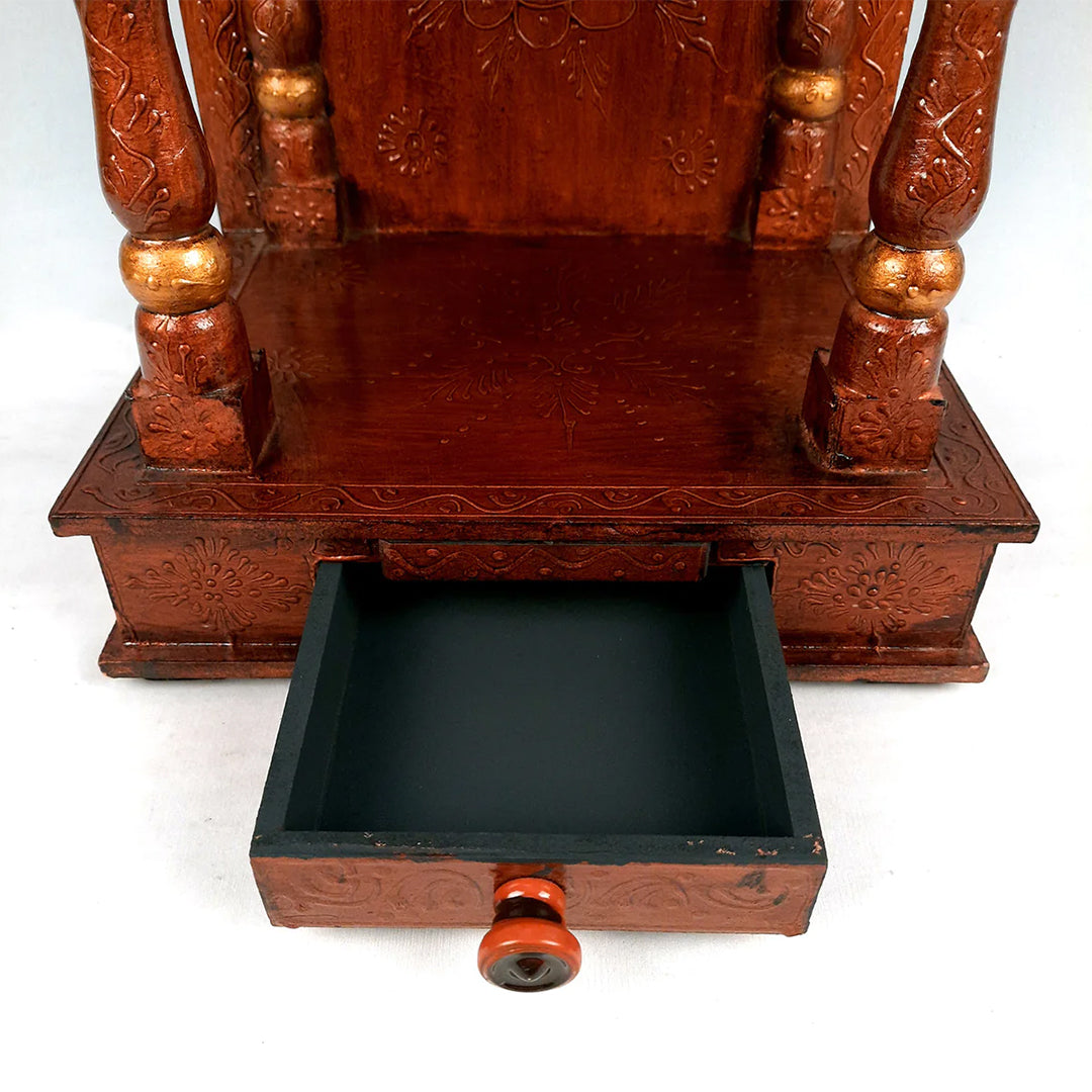 Wooden Pooja Mandir