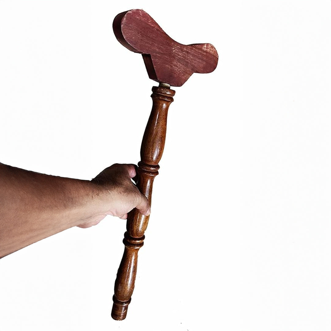 Yoga Stick/Danda, Wooden Hand Stand, Meditation Stick, Traditional, Indian Stick Used by Rishi Yogi