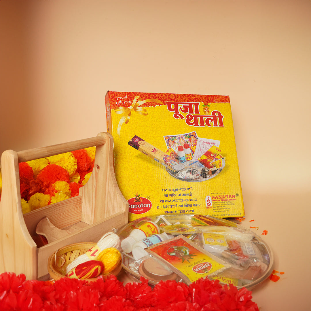 Sanatan Puja Steel Thali