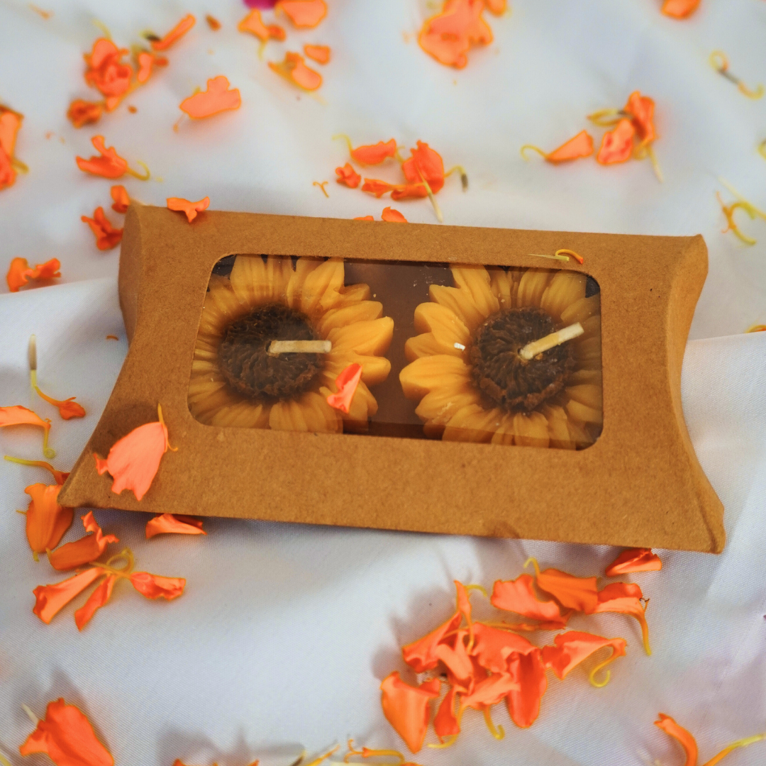 Sunflower Candle