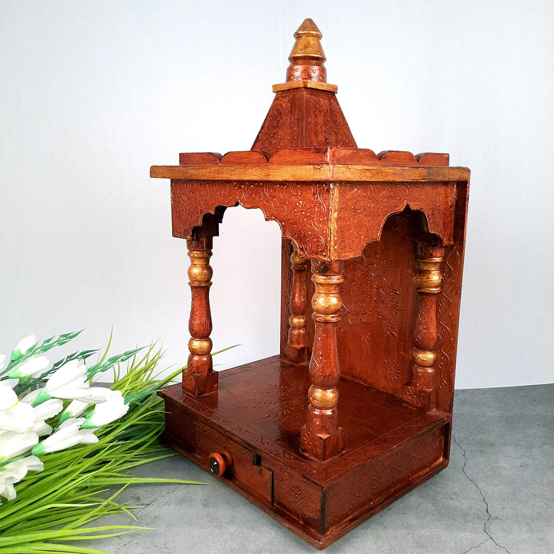 Wooden Pooja Mandir