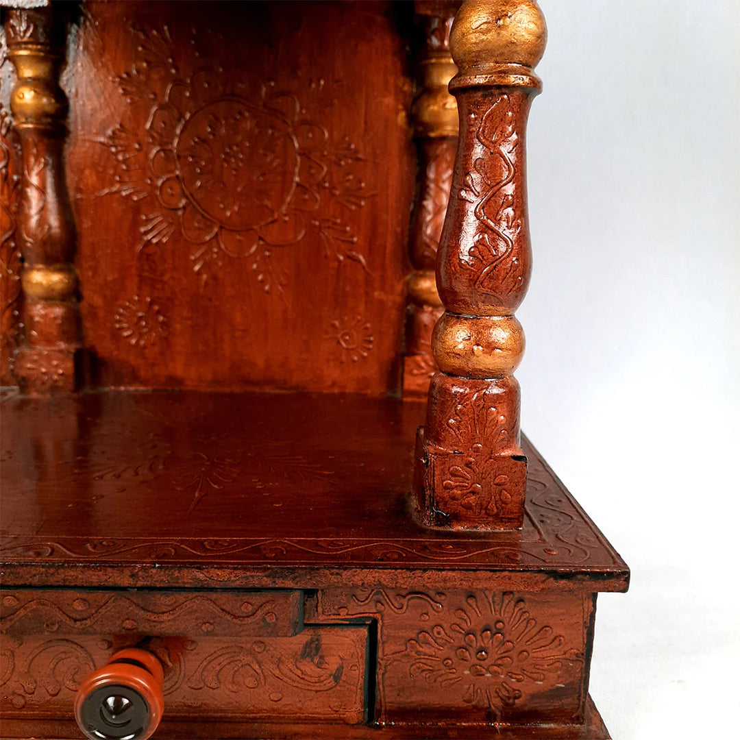 Wooden Pooja Mandir