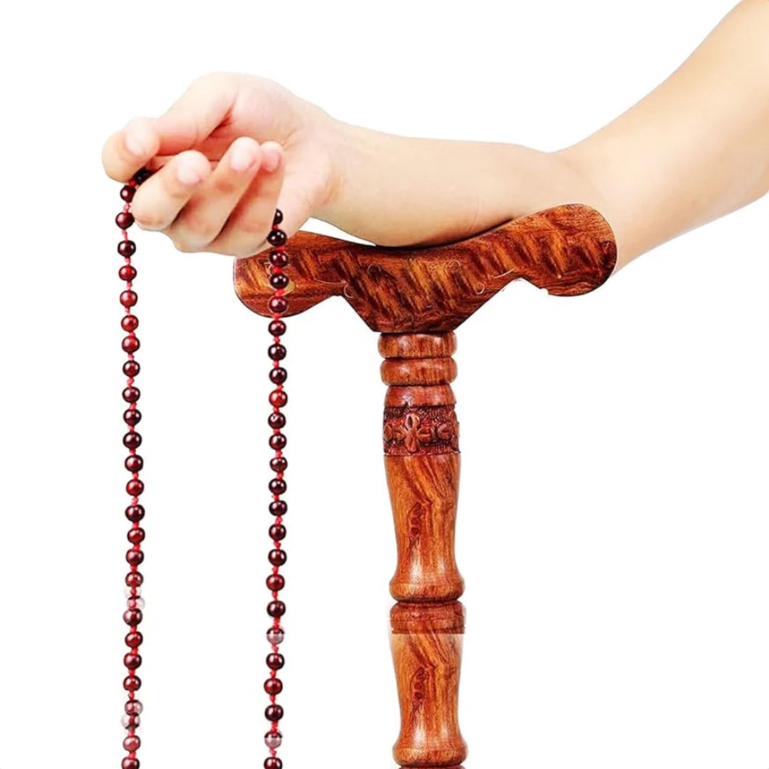 Yoga Stick/Danda, Wooden Hand Stand, Meditation Stick, Traditional, Indian Stick Used by Rishi Yogi
