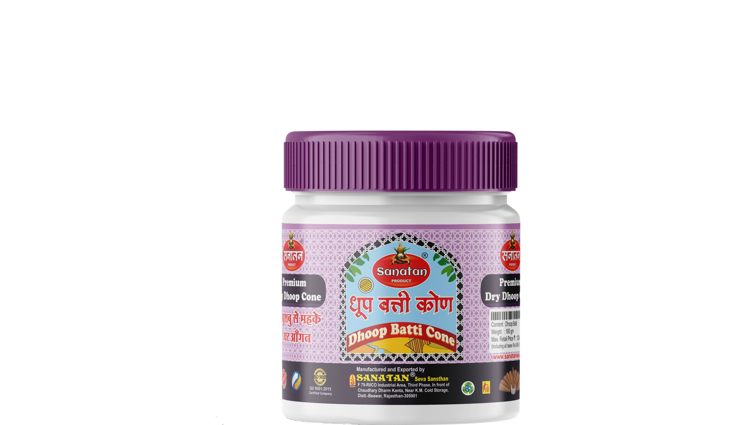 Pure Herbal Dhoop Cones – For Divine Fragrance & Spiritual Upliftment