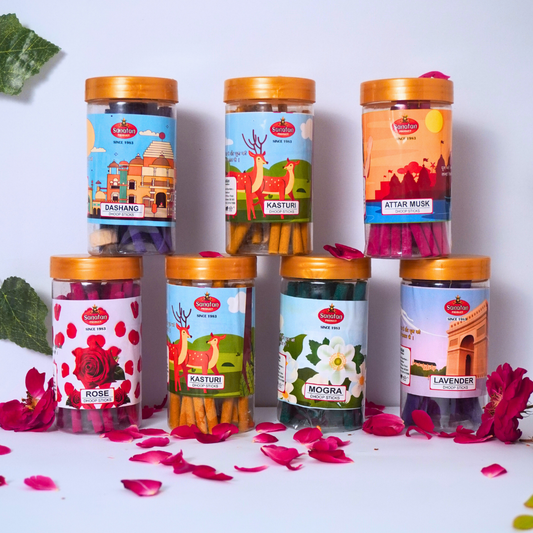 Sanatan Divine Dhoop Sticks Combo of 7 Fragnances