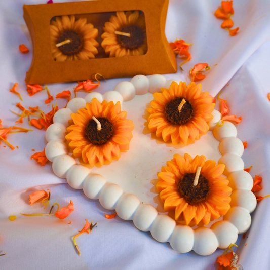 Sunflower Candle