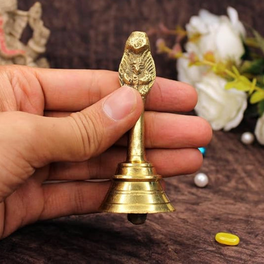 Brass Ghanti / Brass Puja Bell / Pooja Ghanti / Garuda Ganti for Pooja
