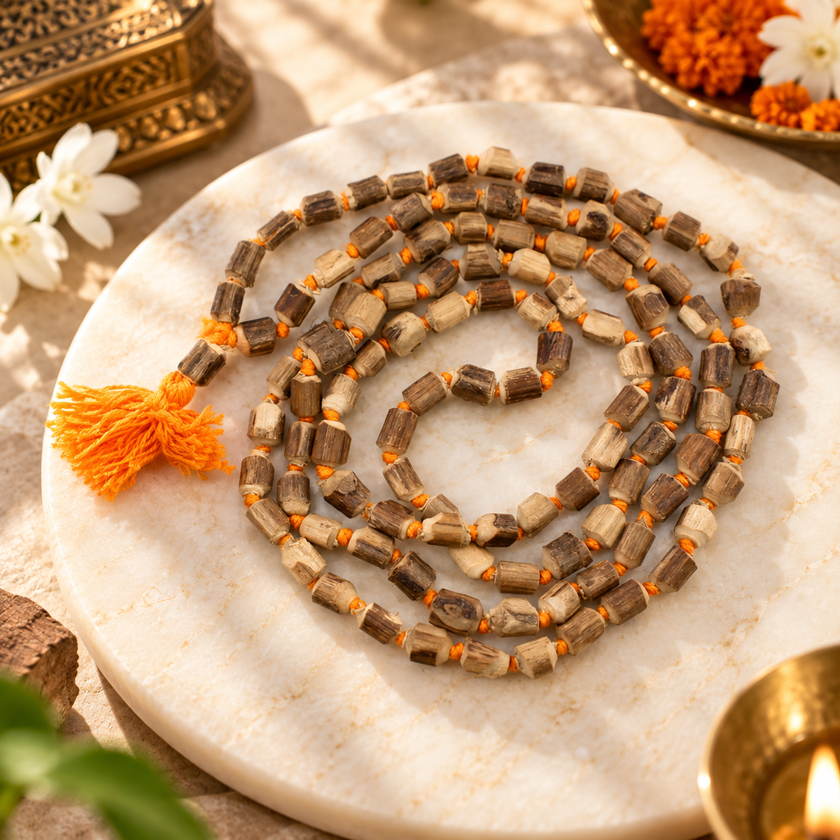 Original Tulsi Japa Mala (108+1 Beads)