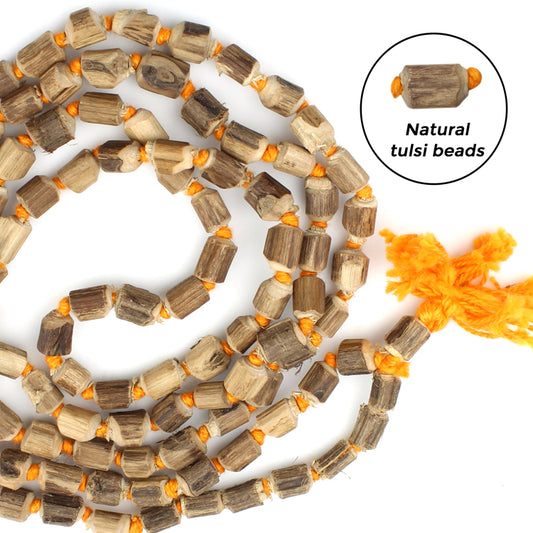Original Tulsi Japa Mala (108+1 Beads) | 100% Original Tulsi Mala