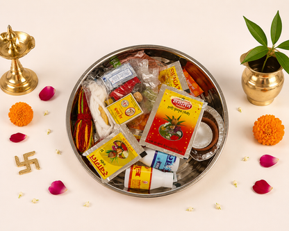 Puja Steel Thali