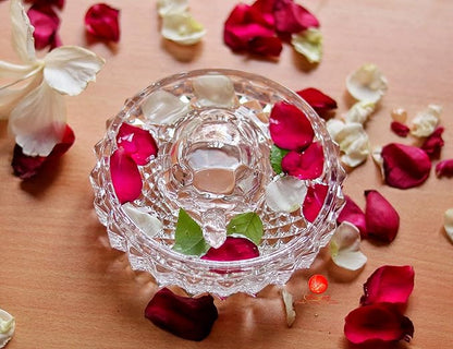 Crystal Turtle Tortoise with Plate for Good Luck