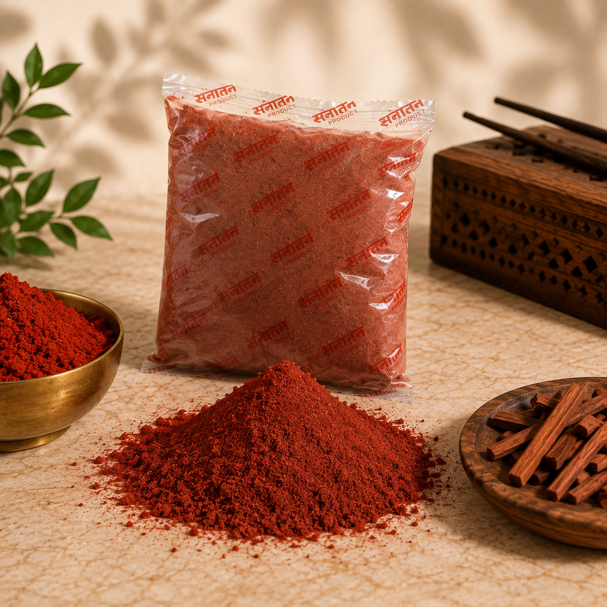 Lal Chandan Powder box