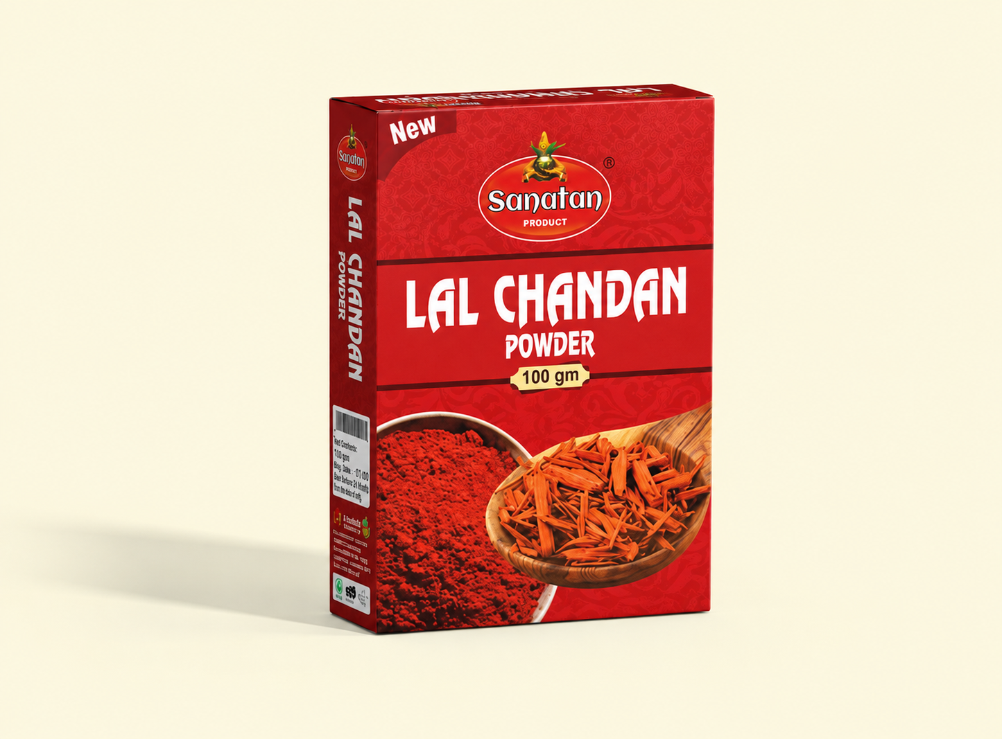 Lal Chandan Powder box