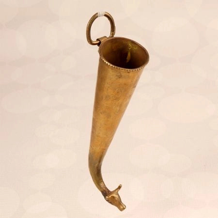 Brass Gaumukhi Shringi / Brass Shringi / Shringi for Abhishek