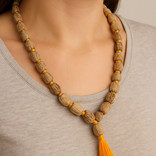Van Tulsi Mala – Connect with the Sacred Power of Tulsi ( Size: large ).